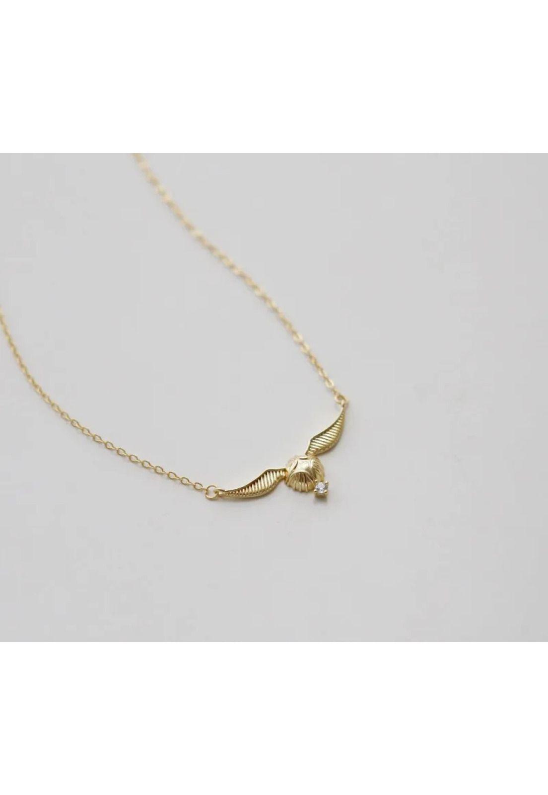 Collar Hogwarts Snitch Dorada Brillante Harry Potter-4