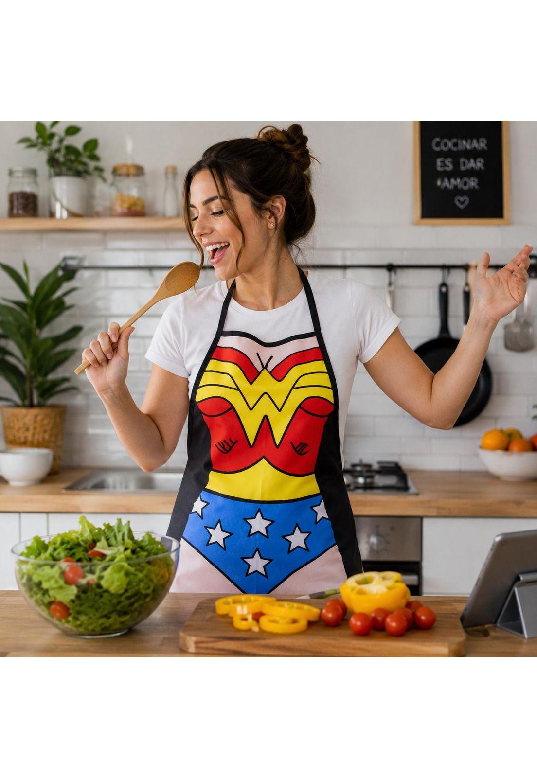 Delantal Mujer Maravilla Wonder Woman-0