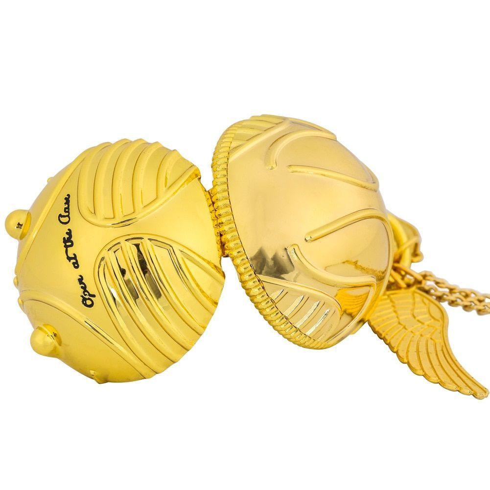 Reloj De Bolsillo Xl Snitch Dorada Gigante Harry Potter-6