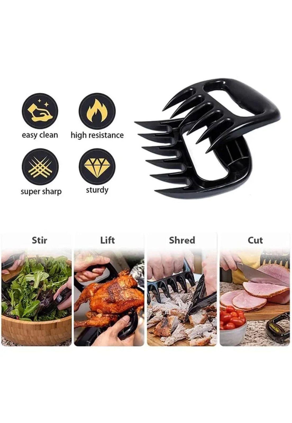 Separador tenedor multiusos tipo garras  de oso para carnes-2