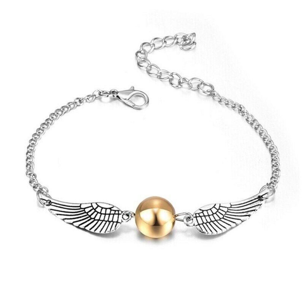 Set Golden Snitch Quidditch Collar + Pulsera  Harry Potter-2