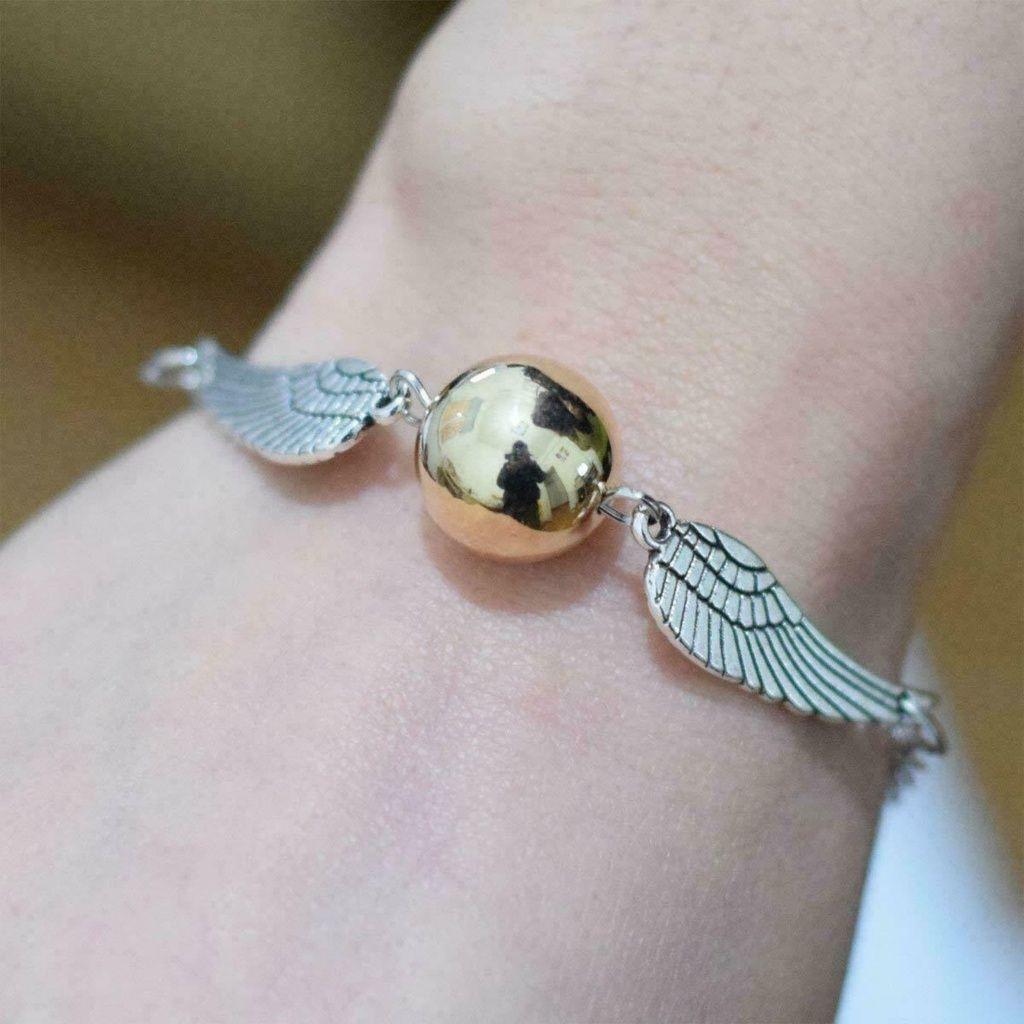 Set Golden Snitch Quidditch Collar + Pulsera  Harry Potter-4
