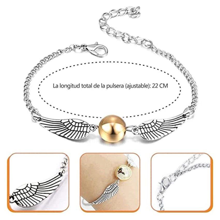 Set Golden Snitch Quidditch Collar + Pulsera  Harry Potter-7