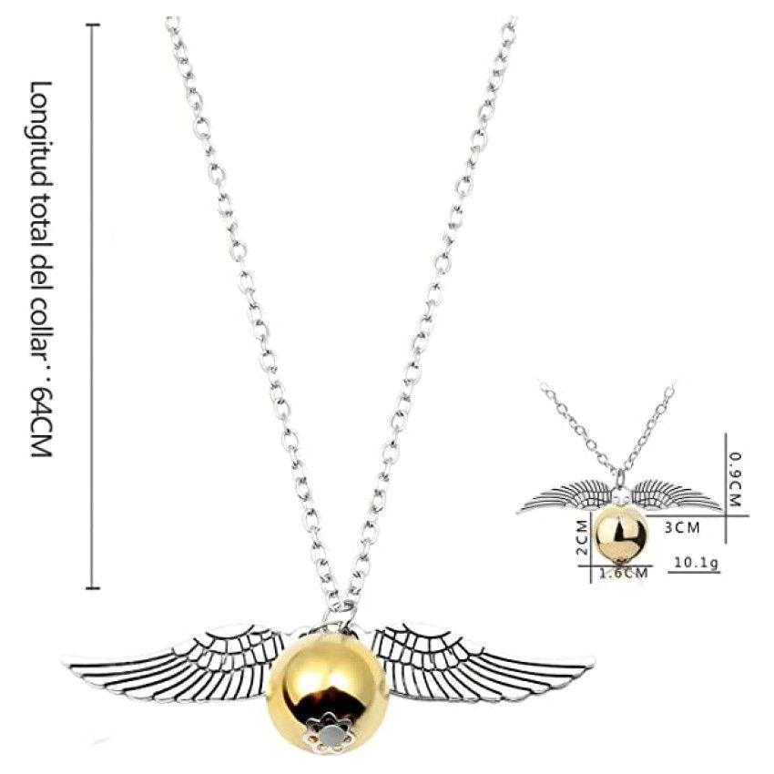 Set Golden Snitch Quidditch Collar + Pulsera  Harry Potter-8