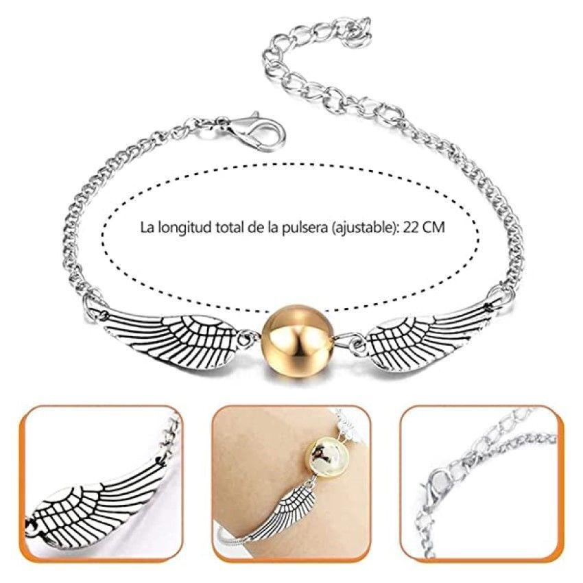 Set Golden Snitch Quidditch Collar + Pulsera  Harry Potter-7