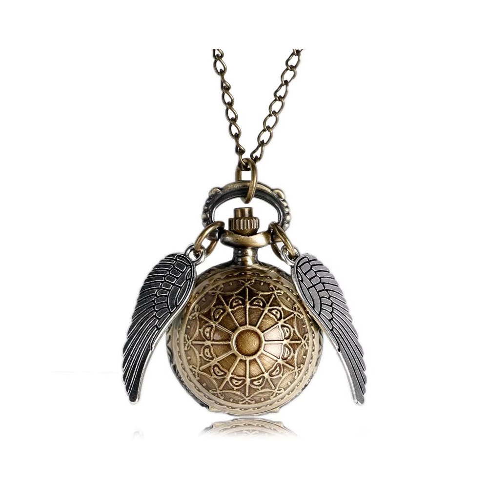 Reloj De Bolsillo Harry Potter Snitch bronce-0