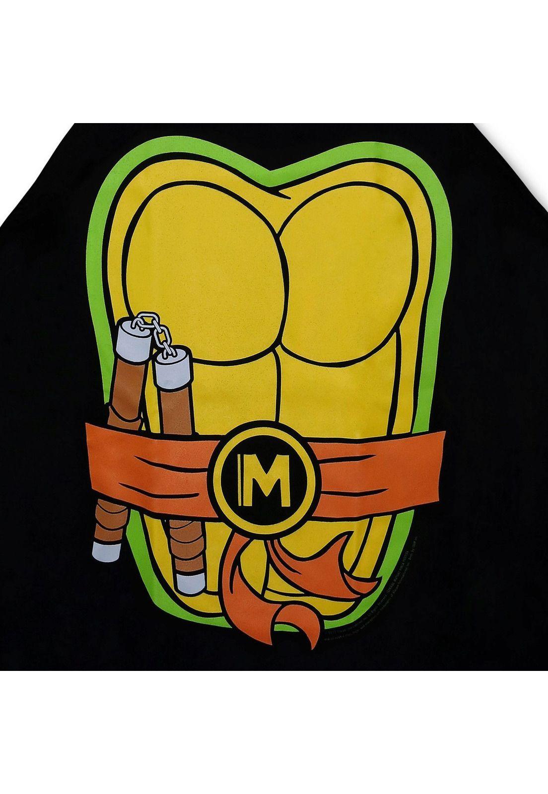 Delantal divertido Tortuga ninja Michelangelo Miguel Ángel-2
