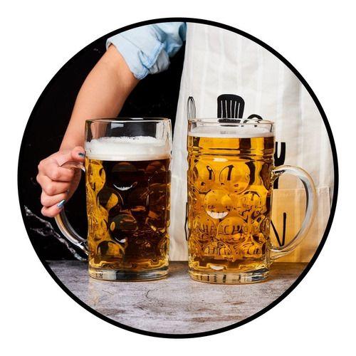 Vaso Xl Shopero Vidrio Cervecero 1000 Ml 1 Litro-2