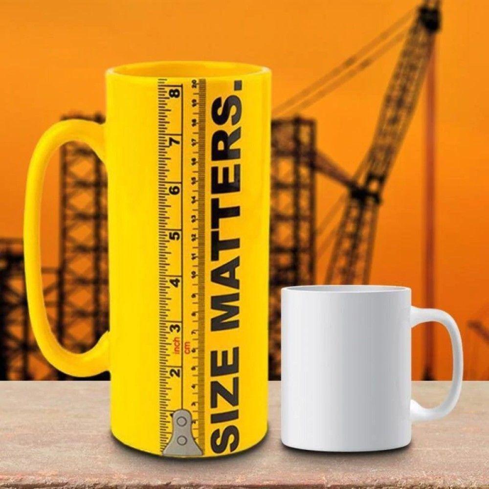 Taza Tazón Mug Xl Gigante Size Matters el tamaño importa-2