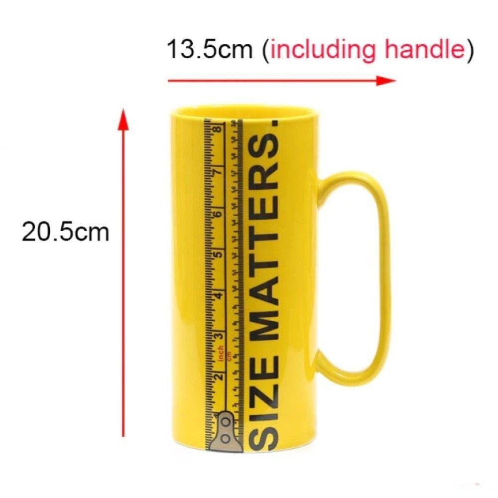 Taza Tazón Mug Xl Gigante Size Matters el tamaño importa-3