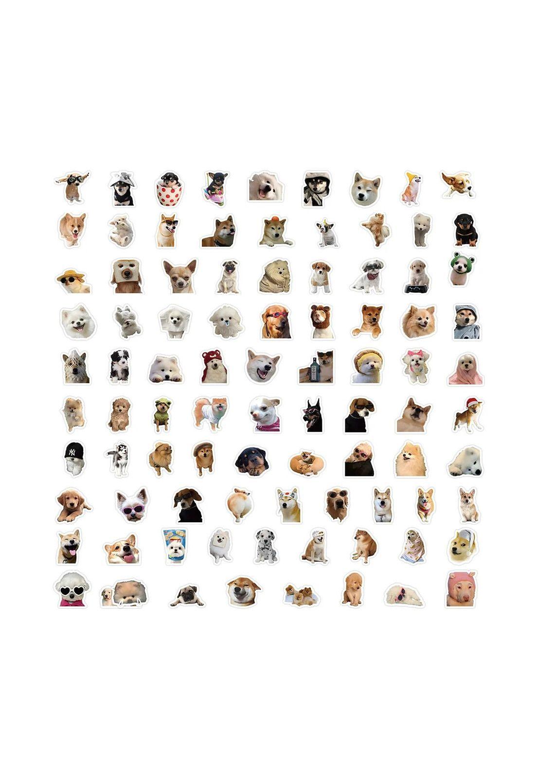 Pack Sticker pegatinas divertidos Perros Memes-2