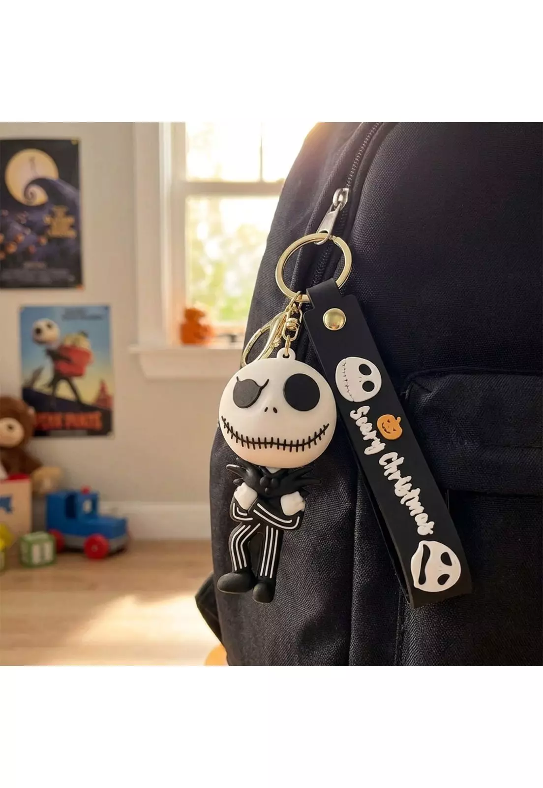 Llavero Xl 3D Silicona Jack skellington-2