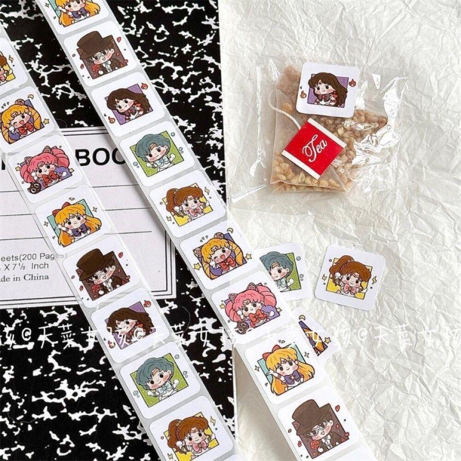 Rollo 500 Stickers mini pegatinas sailor moon kawaii-2