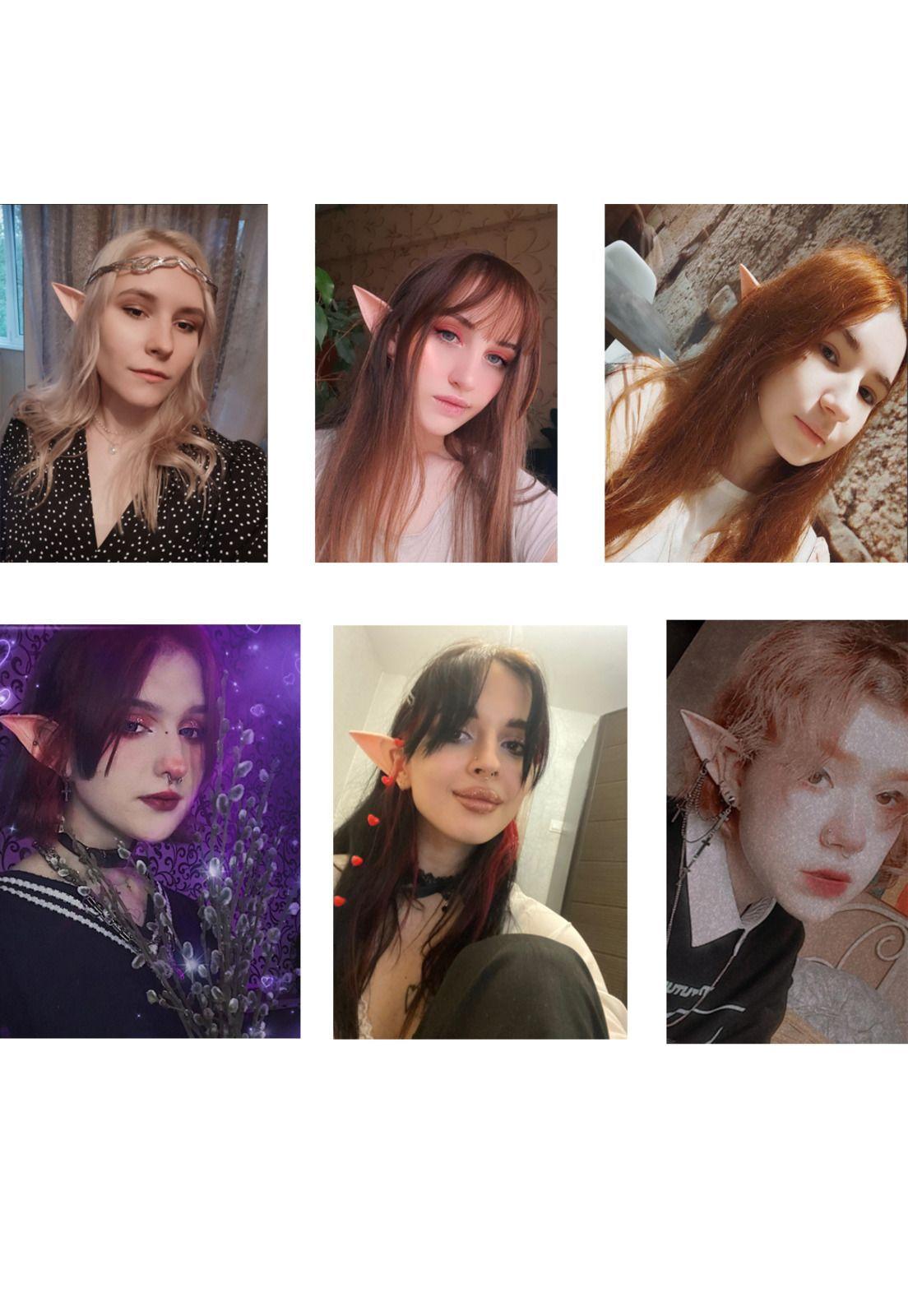 Orejas Elfos Vulcano Vampiro Cosplay, Disfraz Halloween.-4
