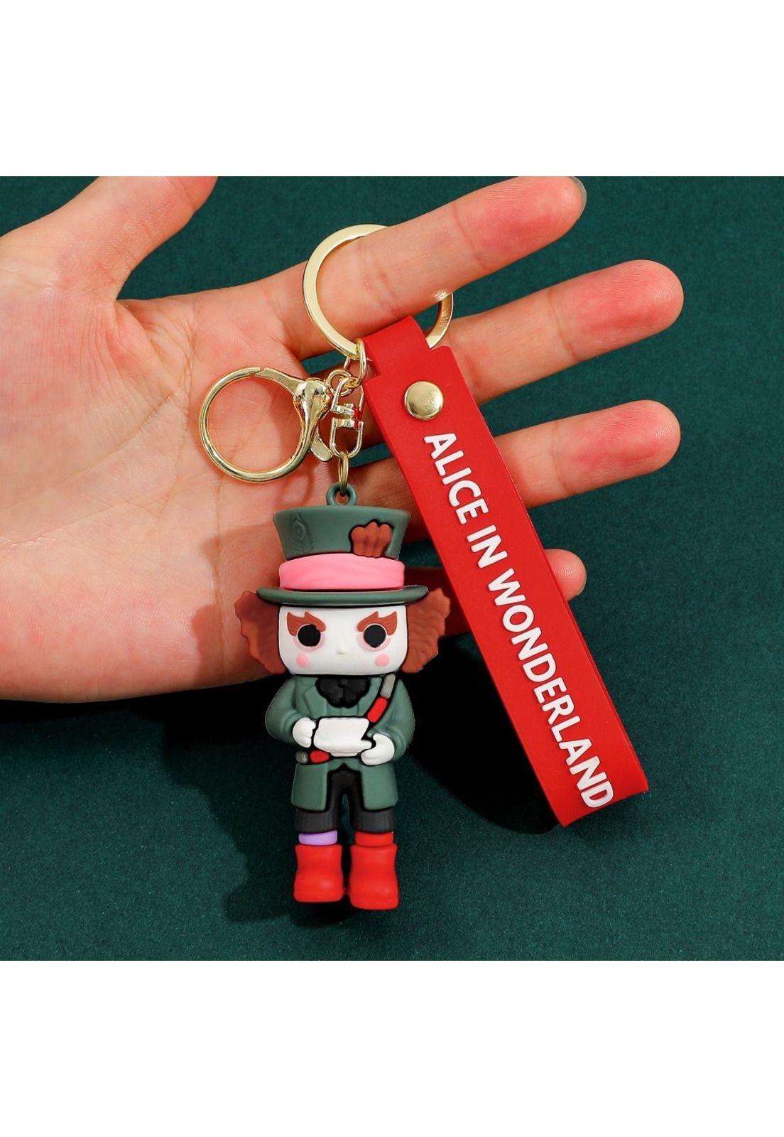 Llavero Xl Silicona Sombrerero loco Alicia en el pais-2