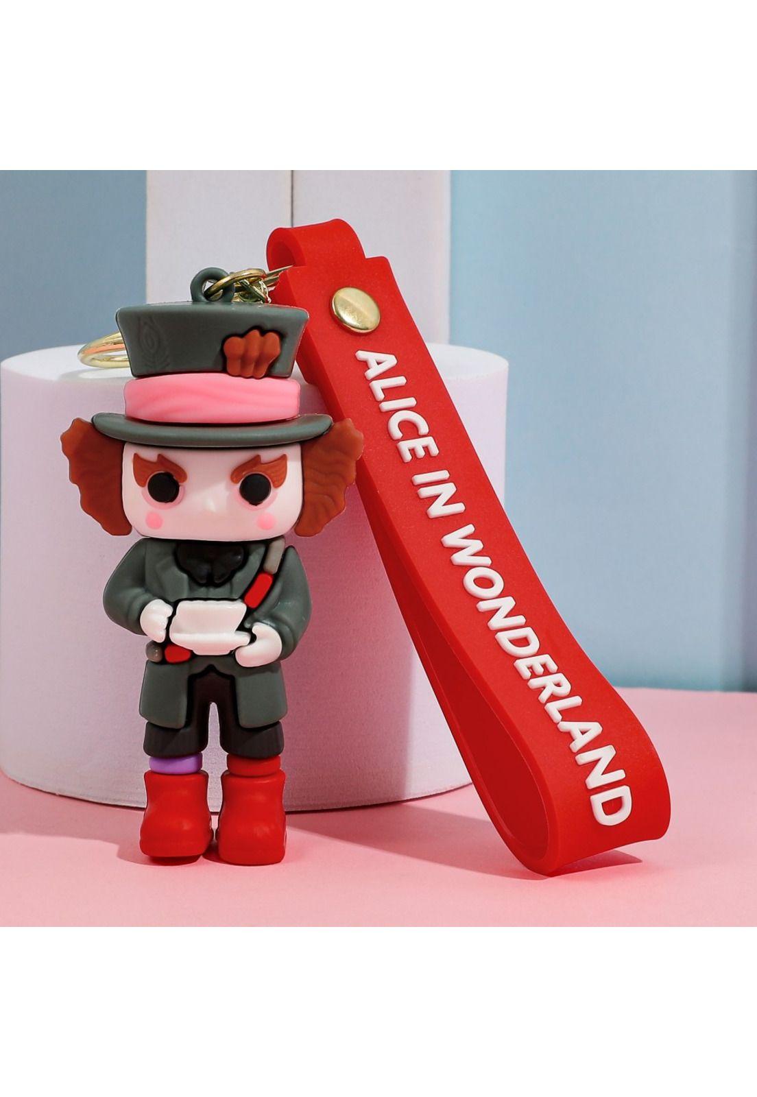 Llavero Xl Silicona Sombrerero loco Alicia en el pais-3