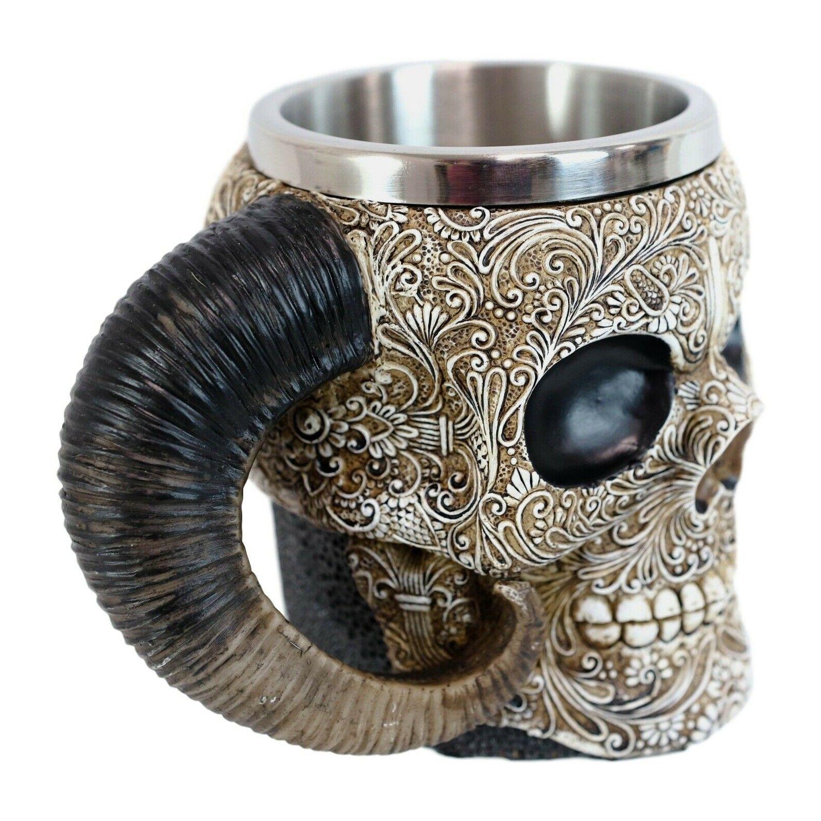 Taza Tazón Mug Cervecero Vikingo 3d Medieval Cuernos-2