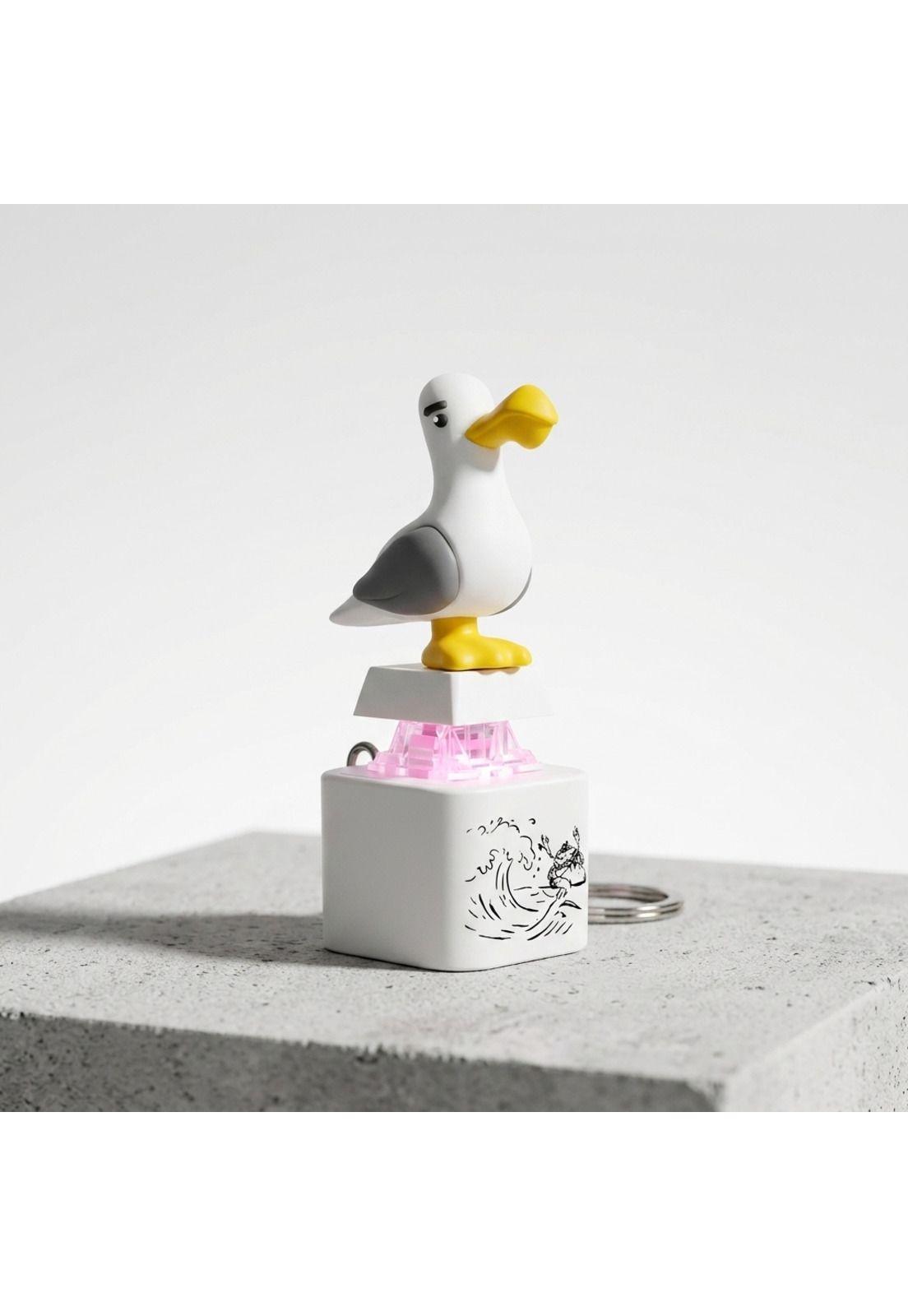 Llavero Antiestrés Con Sonido Led seagull Fidget Toy gaviota-3