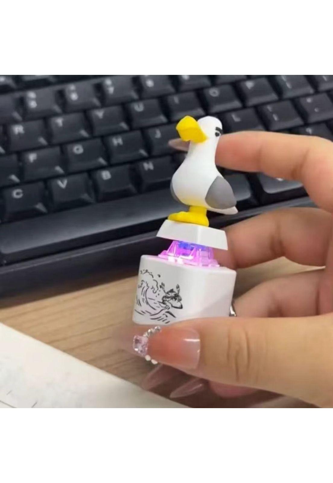Llavero Antiestrés Con Sonido Led seagull Fidget Toy gaviota-5