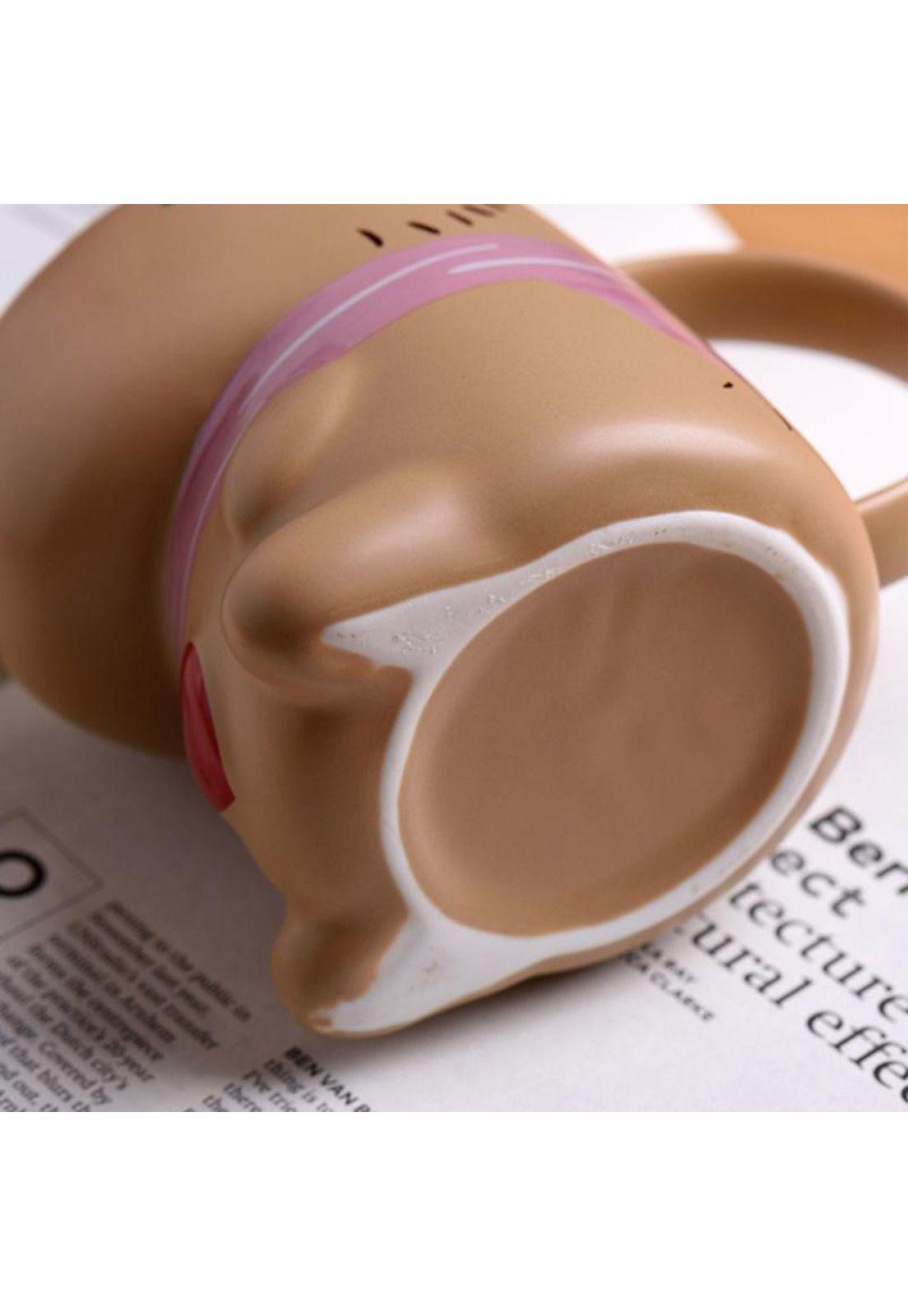 Tazón  cerámica 3d capibara corazón-2