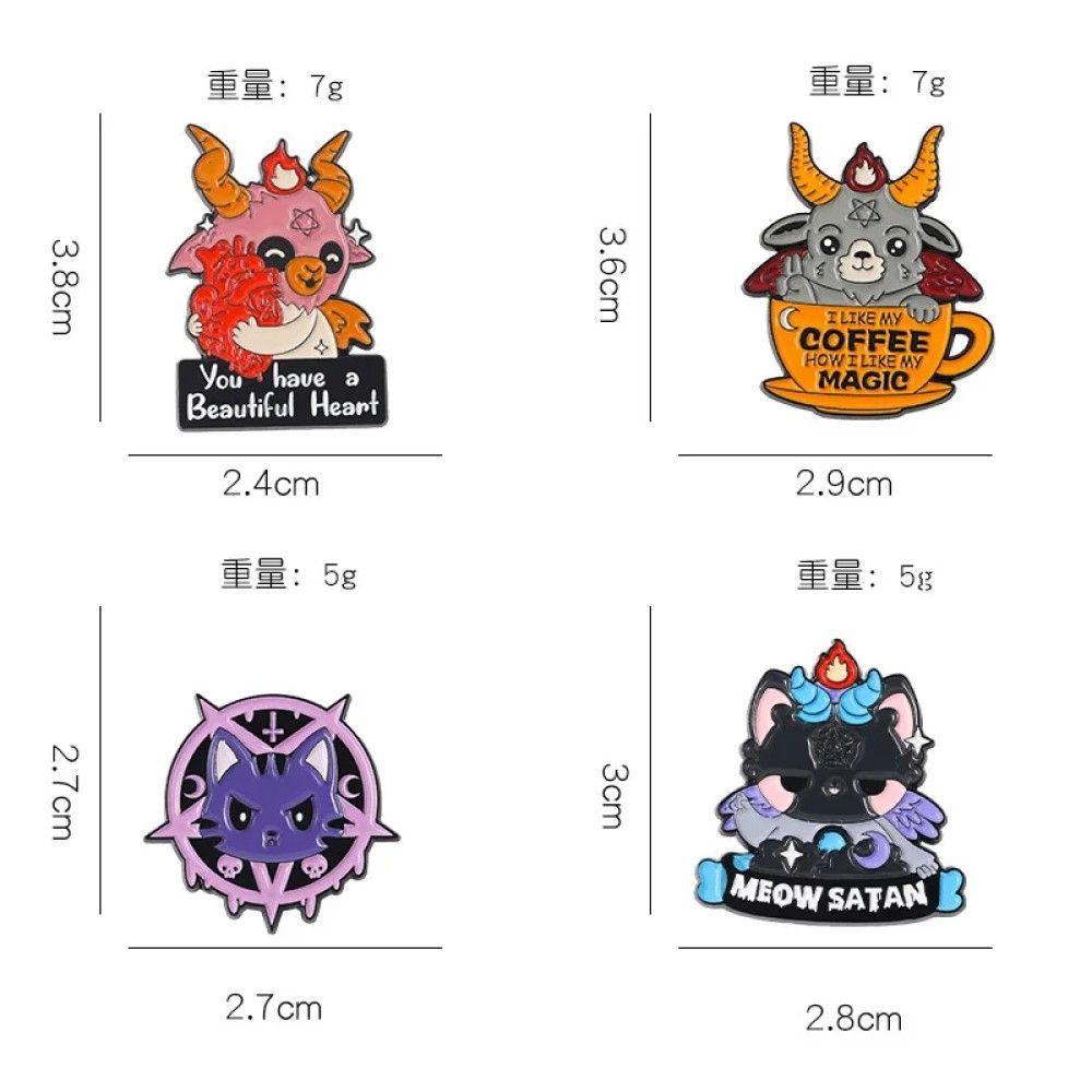 set pines broches adorables diablitos Miu Satan baphomet bab-3