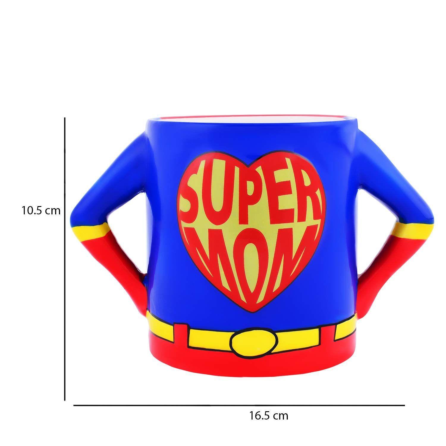 Tazón 3d cerámico Super Mom super mama-1