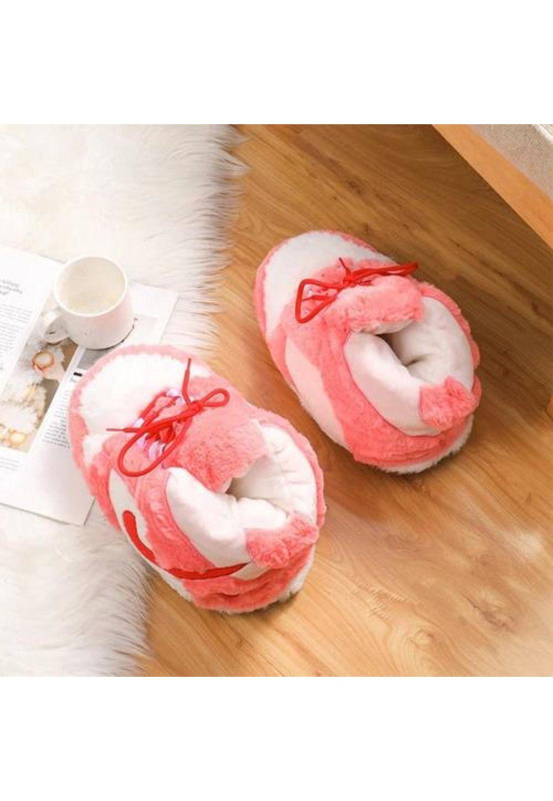 Pantuflas 3d Estilo Zapatillas Felpa Suaves-2