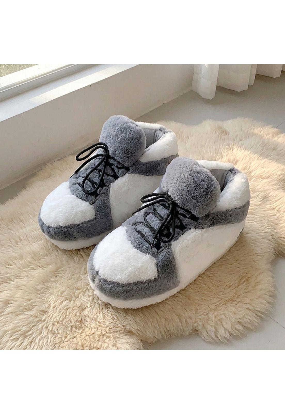 Pantuflas 3d Estilo Zapatillas Felpa Suaves-2