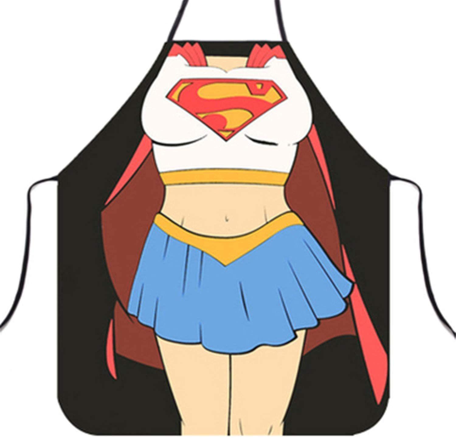 set 2 delantales Superwoman y superman-2