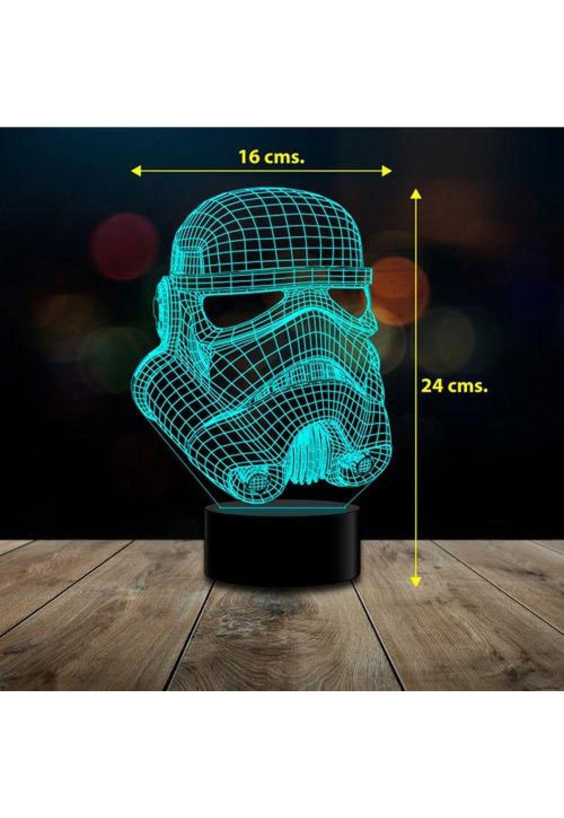 Lámpara 3d 7 Colores Stormtrooper Star Wars-2