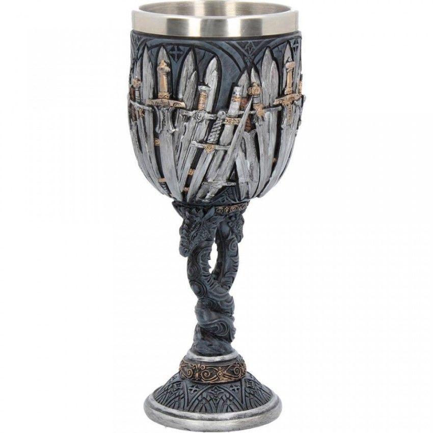 Copa Cáliz Resina Acero Game Of Thrones Iron Throne Dragones-2