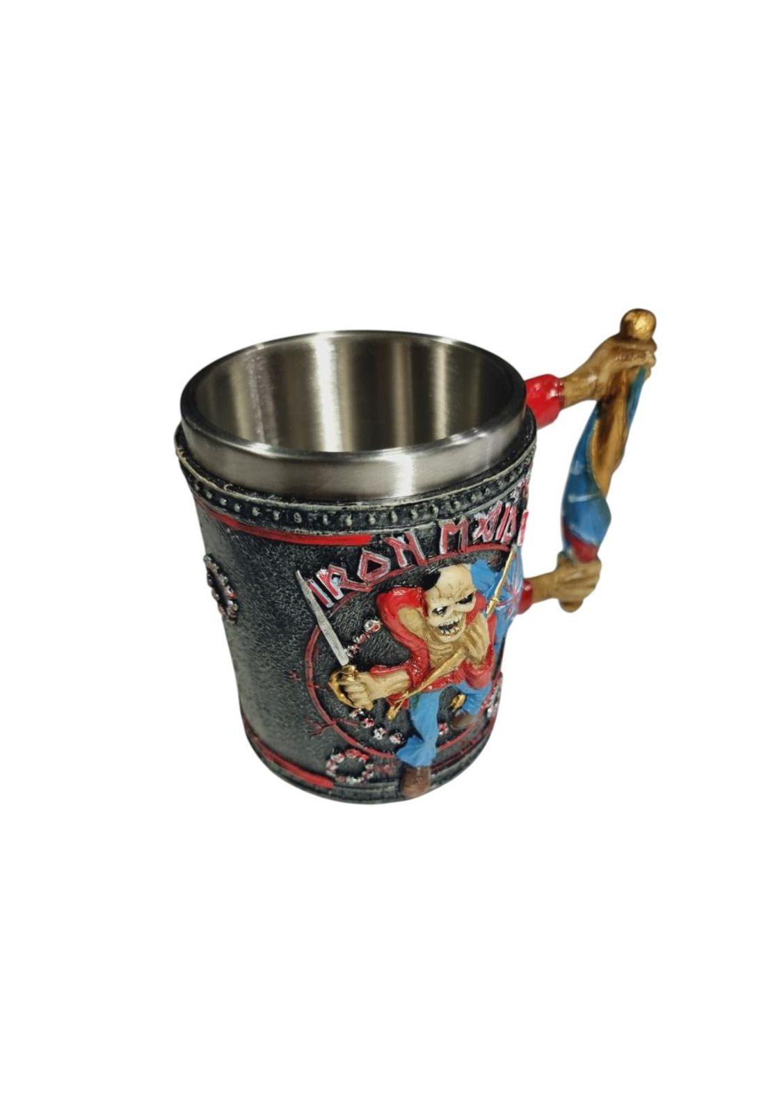 Tazón Taza 3d Resina Rock Iron Maiden, Eddie the Trooper-1