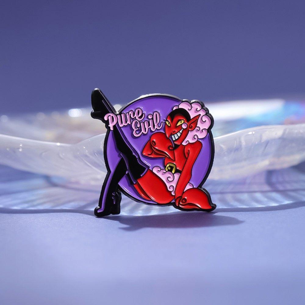 Broche pin divertido "ÉL" Pure Evil chicas superpoderosa-2
