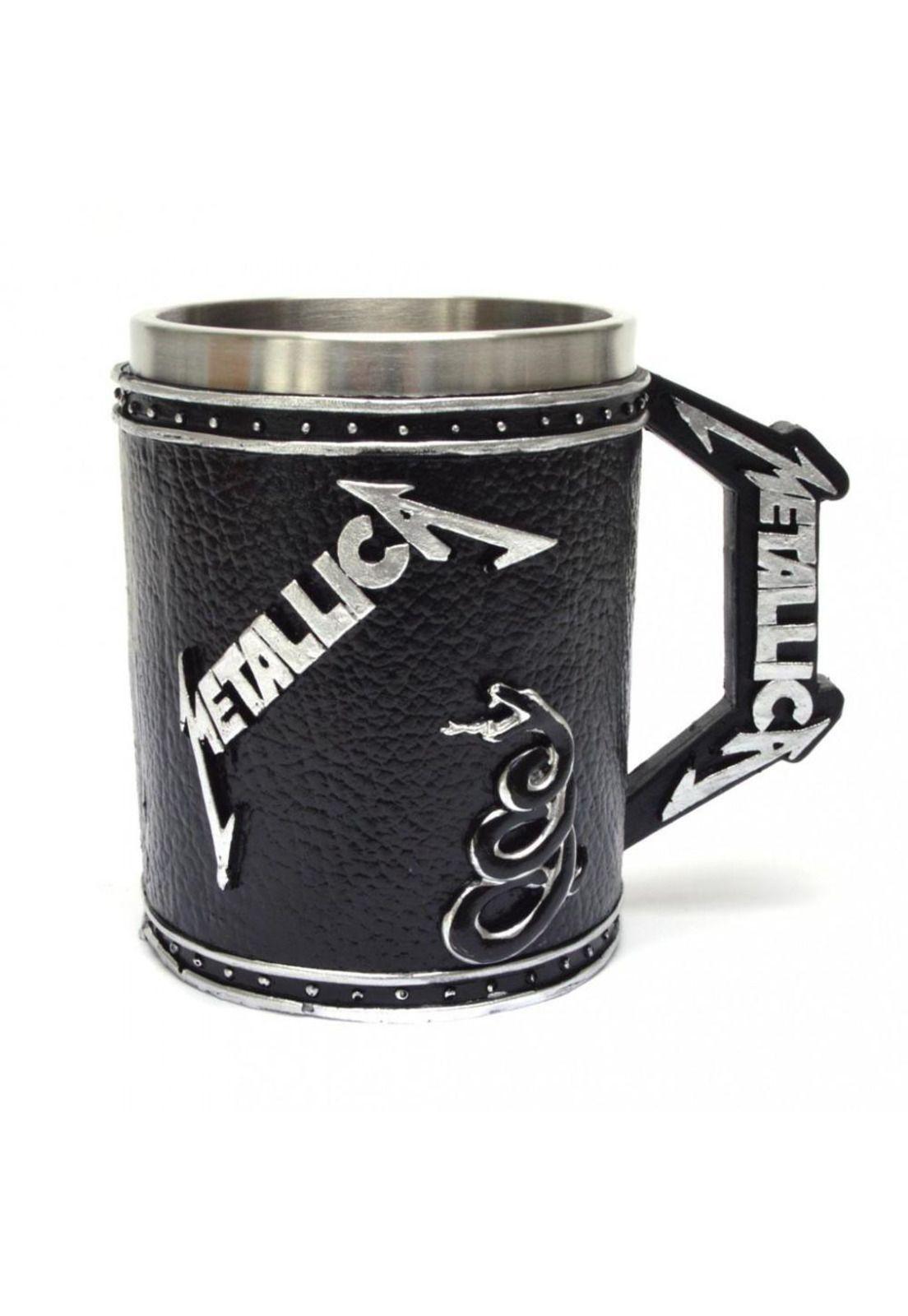 Tazón Taza 3d Resina Rock Metallica-1