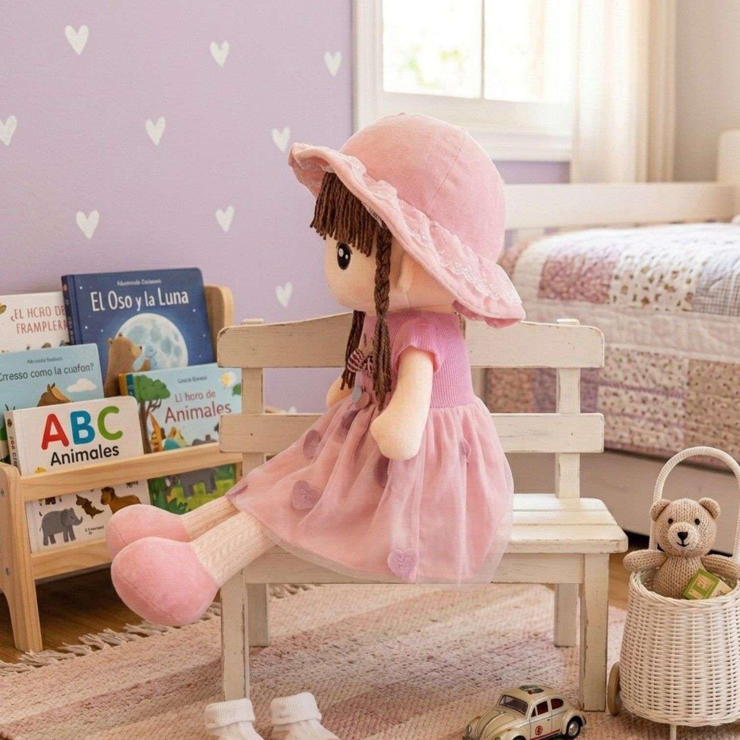 Muñeca De Trapo De Peluche Tierna Suave 45cm P-2