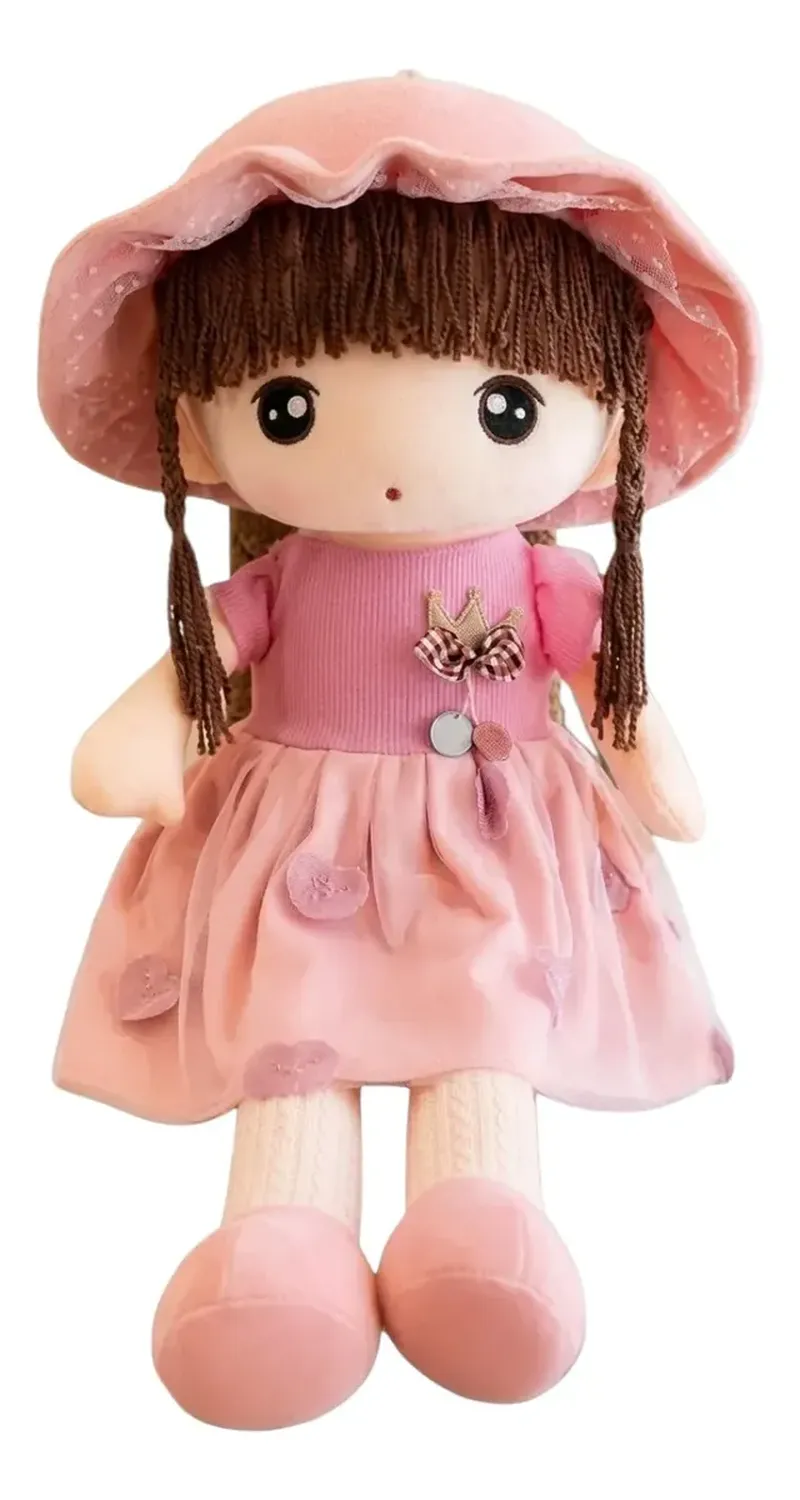 Muñeca De Trapo De Peluche Tierna Suave 45cm-2