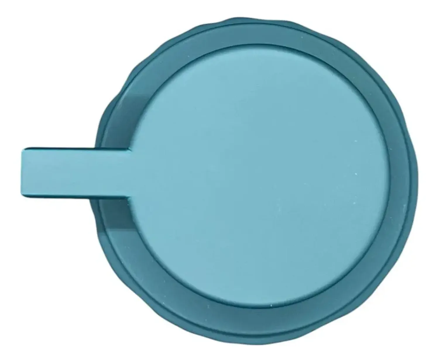 Set De Baño 2 Piezas Ceramica Jabon Porta Cepillo Turquesa Crema-2