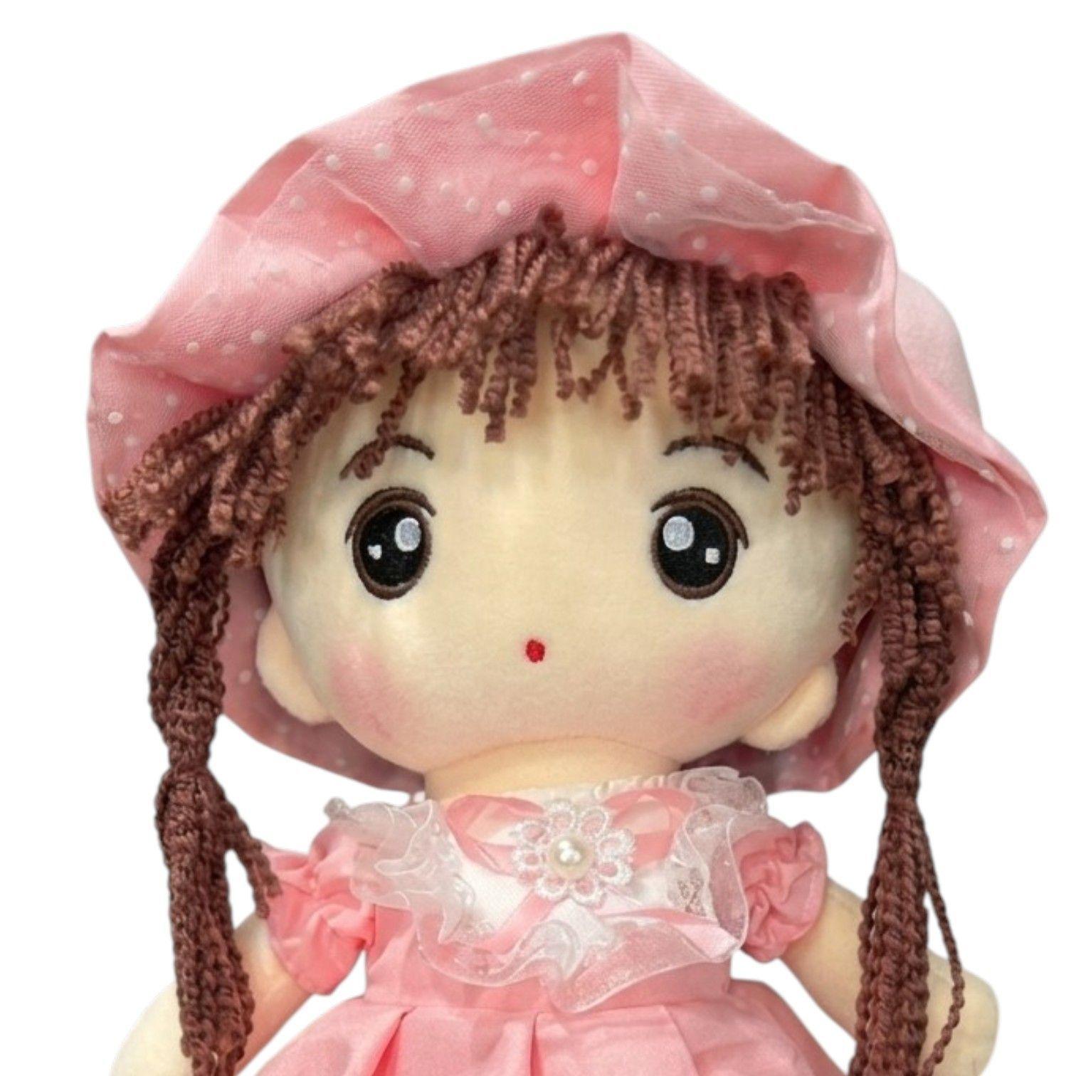 Muñeca De Trapo De Peluche Tierna Suave Lazo 65cm R-2
