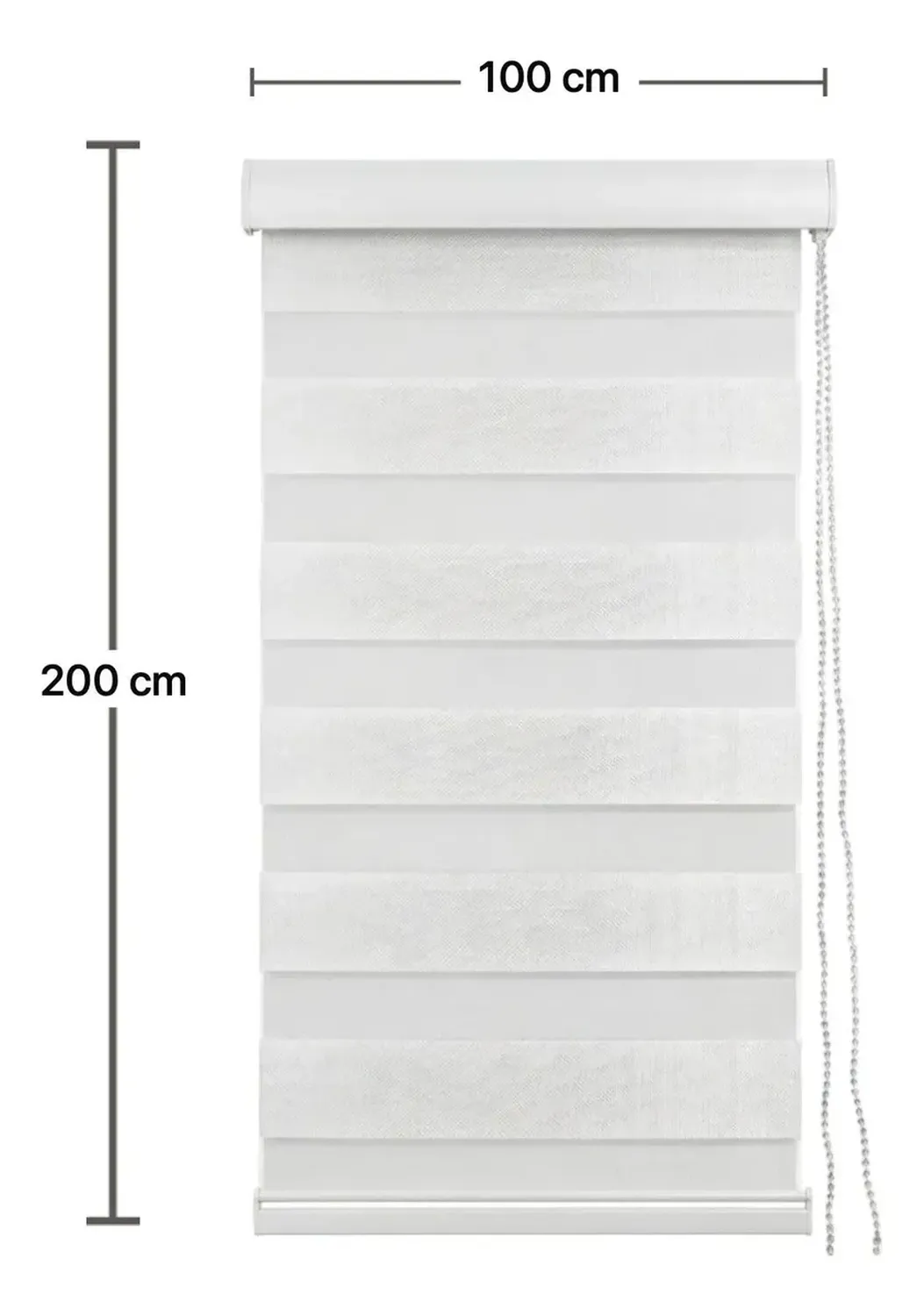 Cortina Roller Duo Cebra Dia Y Noche 100x200cm-4