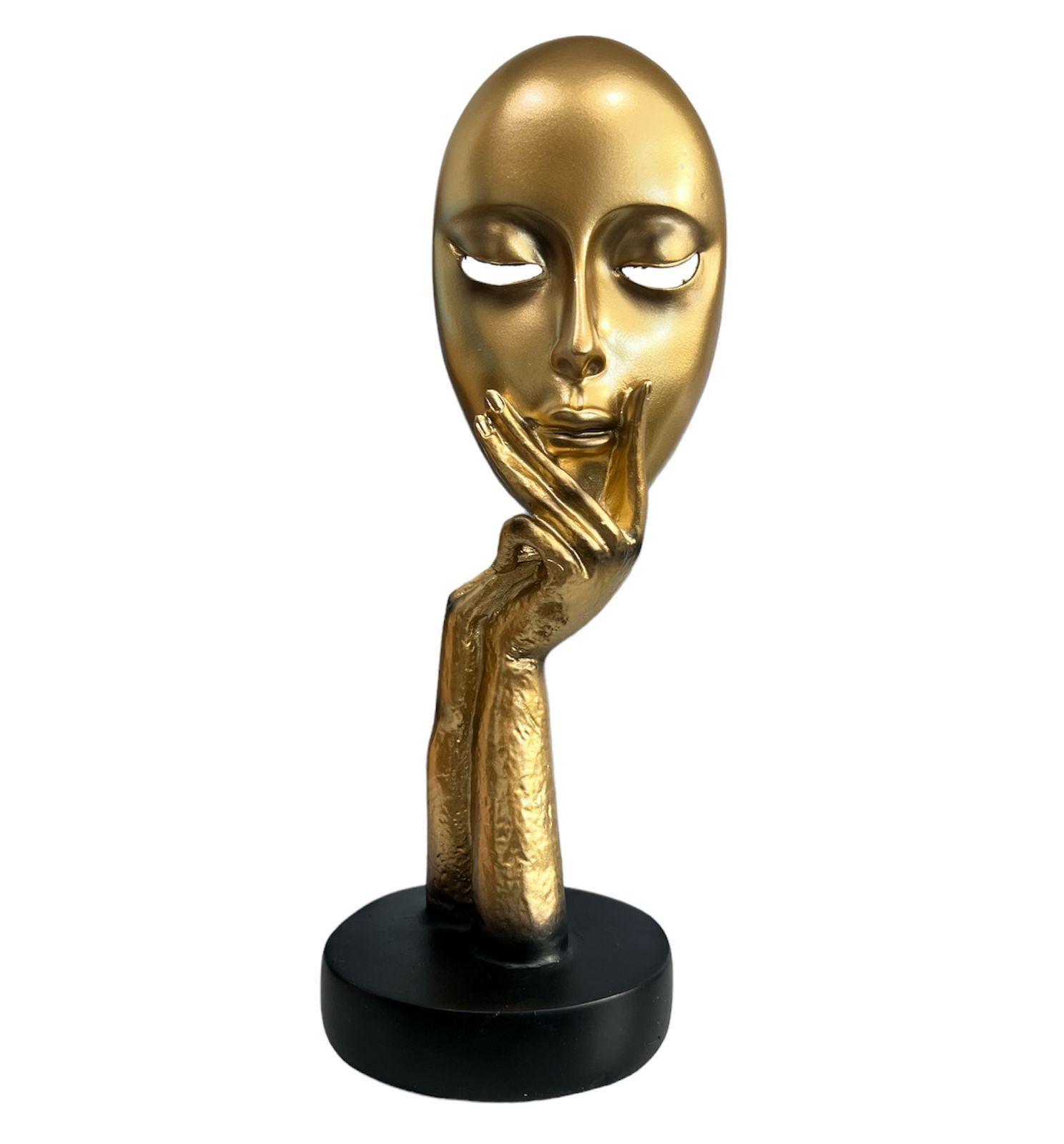 Escultura Mascaras Adorno Figura Decorativa Mascara Elegante D-0