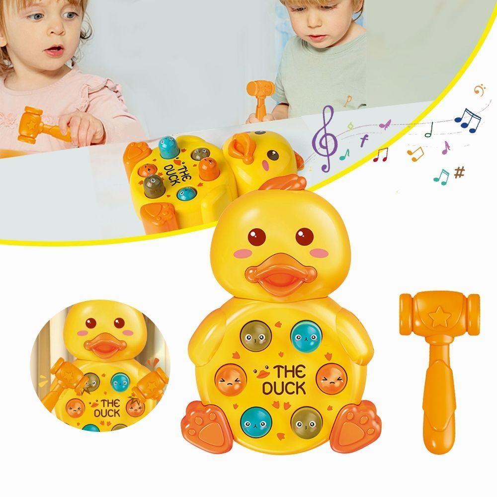 Juego Didáctico Golpear Topos Martillo Luces Sonido Pollo-2