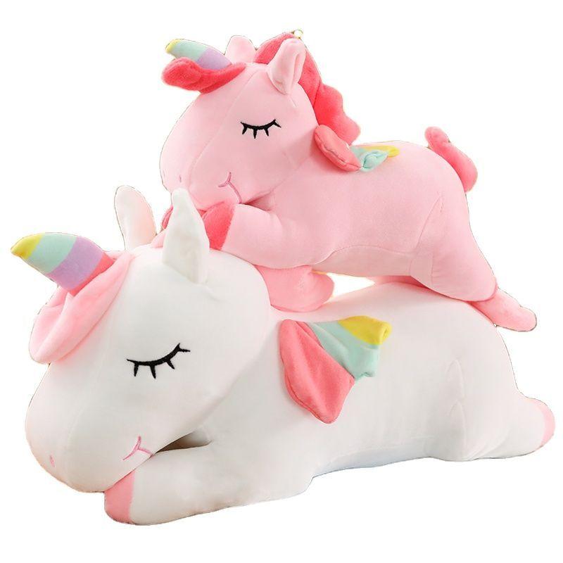 Peluche De Unicornio Almohada Suave Y Divertido-0