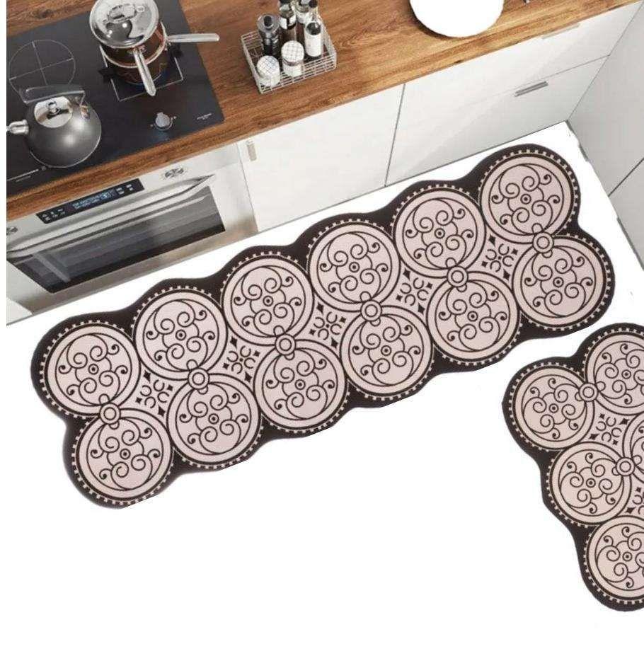 Set 2 Alfombra Hogar Limpiapiés Antideslizante 118x38cm M2-2