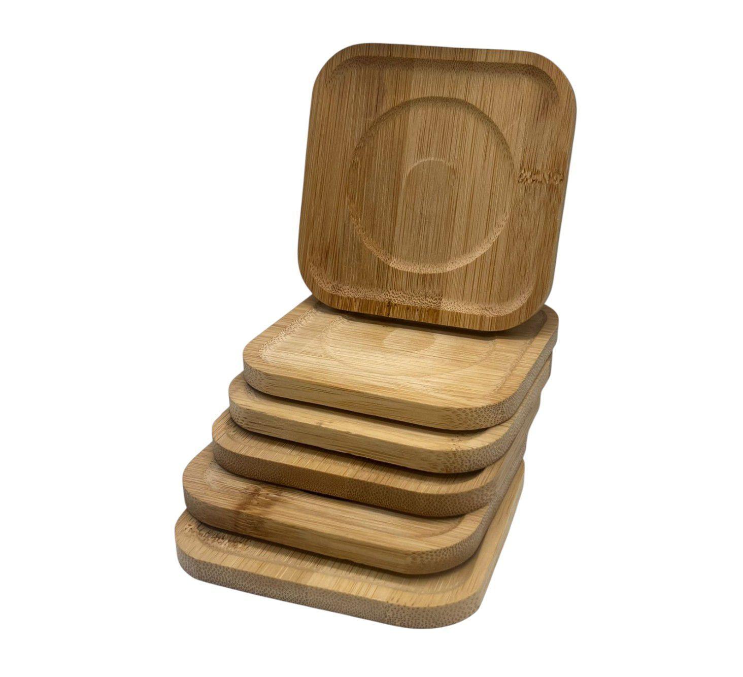 Set De 6 Posavasos Madera Diseño Clasico Pack 6 Posavaso-2