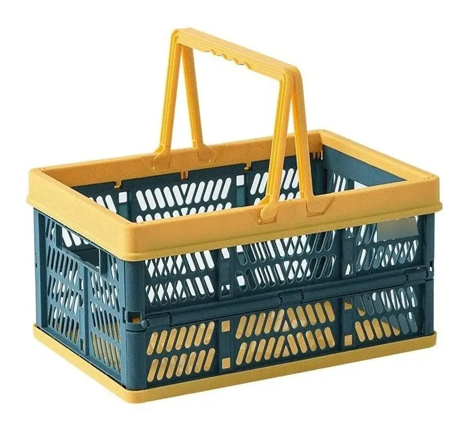 Canasto Plegable Cesta De Compras Y Organización 38cm-0