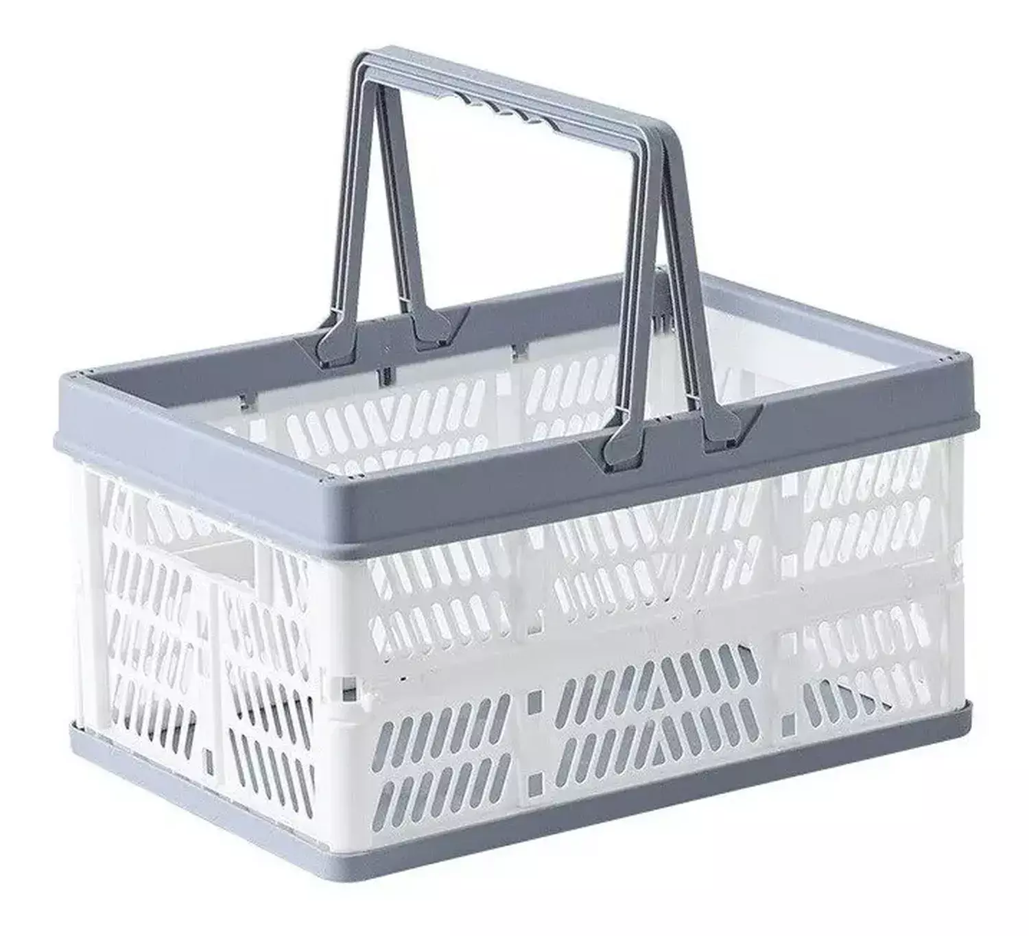 Canasto Plegable Cesta De Compras Y Organización 38cm-0