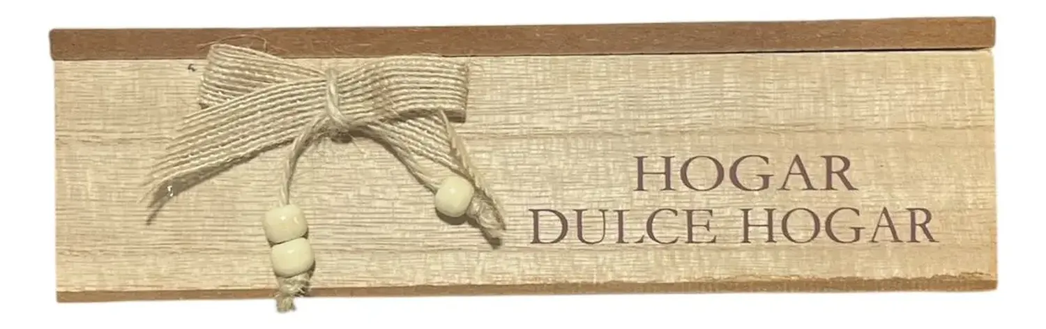 Caja De Té Mediana De Madera 3 Espacios Dulce Hogar Beige-2