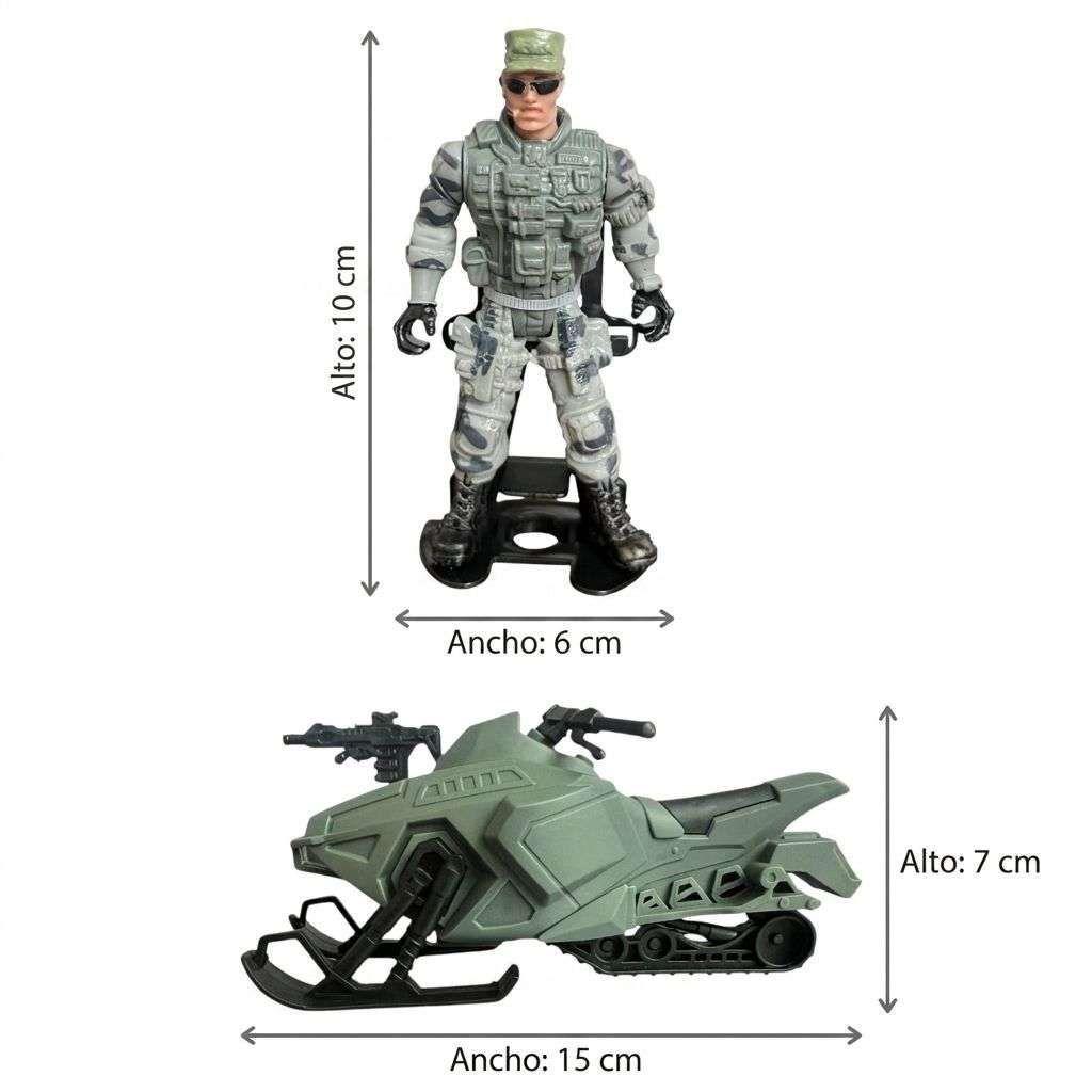 Juguete Militar Y Accesorios Automovil Juguete Army 1-2