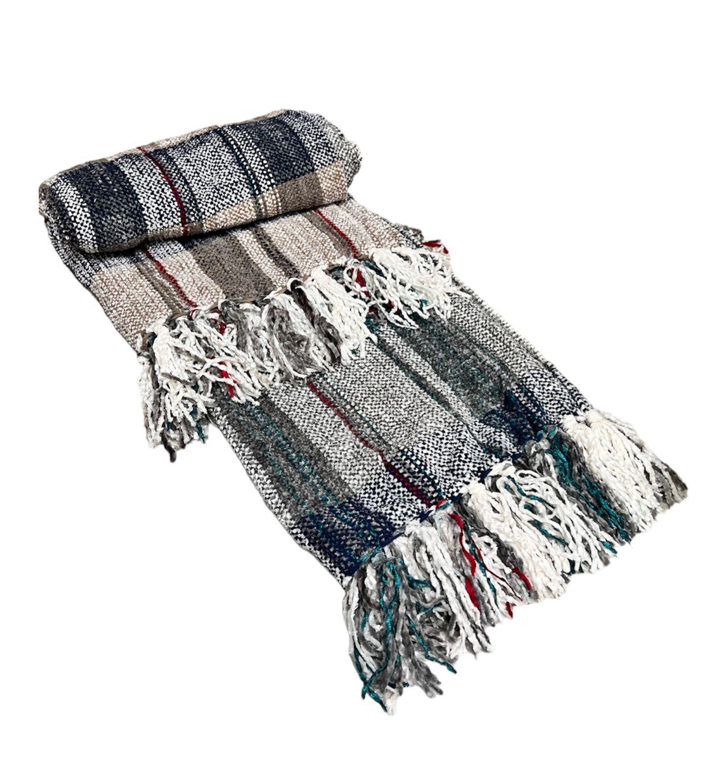 Manta Decorativa Tejida Elegante Para Sofa Cama 125x150cm I-0