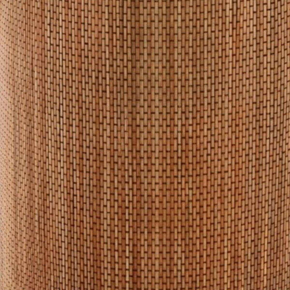 Cesto De Ropa Bambu Con Tapa Material Resistente Redondo-2